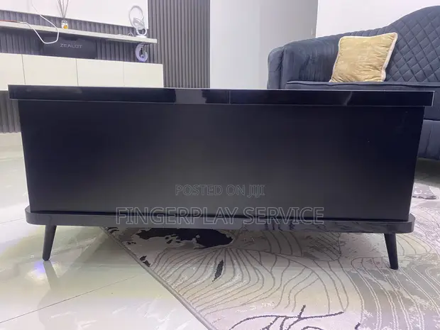 Standard Center Table - Black Glossy Finish - 1