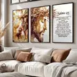 Zanen Bangon Addinin Kirista na Canvas (Saitin 3-in-1) - 2