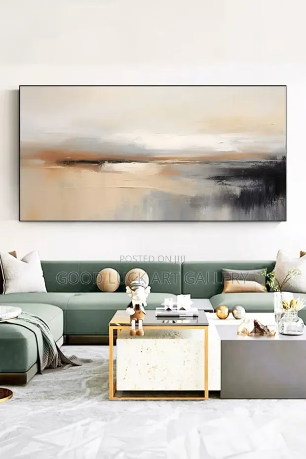 Abstract Landscape Print - Framed - 1