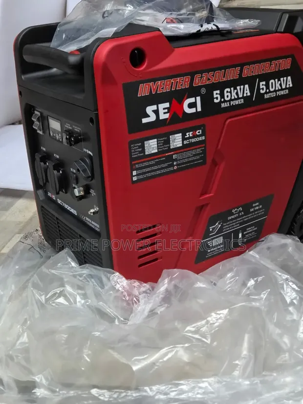 5.6kVA Senci Inverter Petrol Generator - Brand New - 1