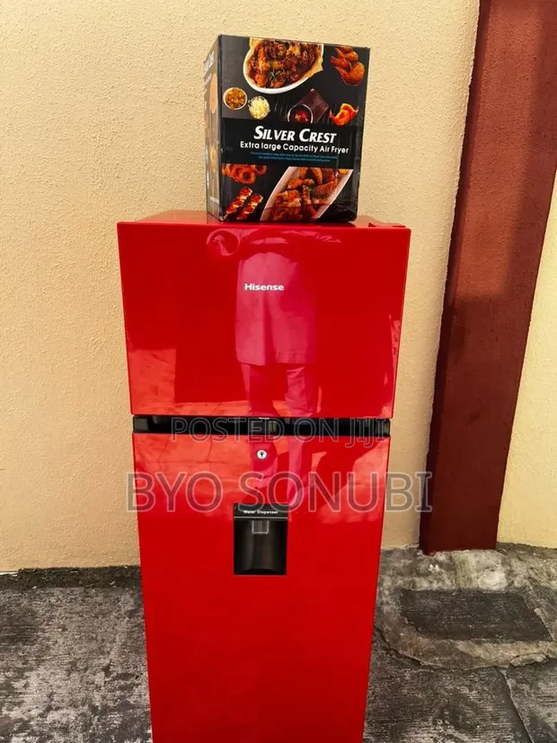Hisense 204L Refrigerator - Vibrant Red - 1