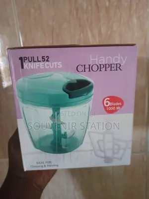 GE 6-Bade Manual Food Chopper, 1L Capacity