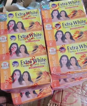 Nano Extra White Papaya Carrot Soap