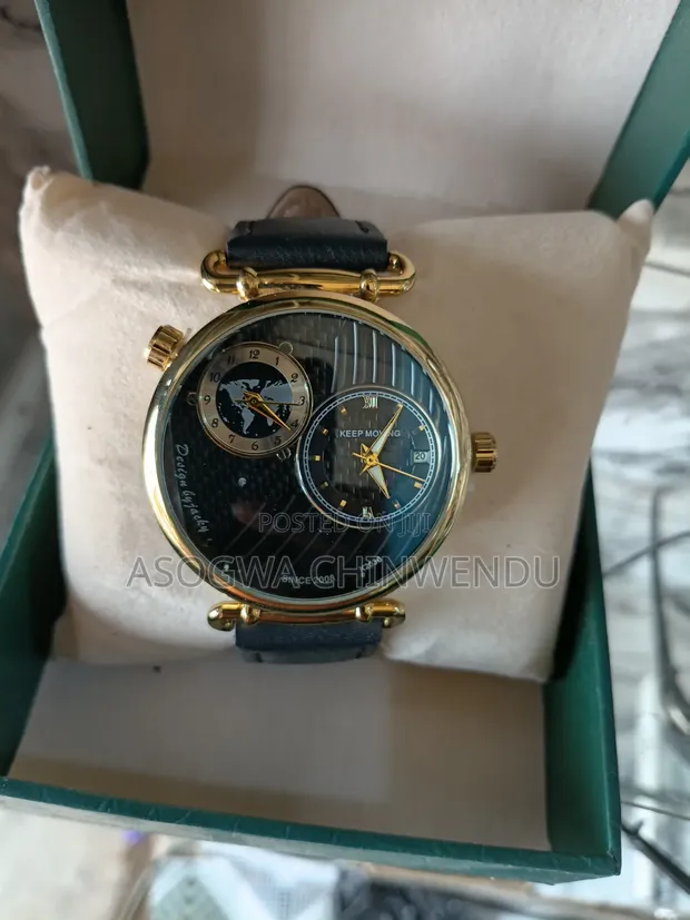 Keep Moving Double Engine Water Resistant Watch - 1