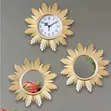Decorative Clock and Mirror Set (2 Mirrors, 1 Clock) - 4