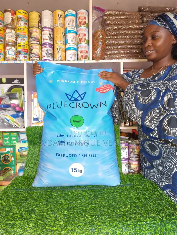 Blue Crown 4mm Fish Feed - 15kg - 1