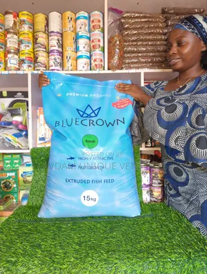 Blue Crown 4mm Fish Feed - 15kg
