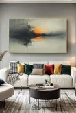 Abstract Seascape Canvas Wall Art - 2