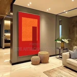 Canvas Wall Abstract Artworks with Wooden Frame