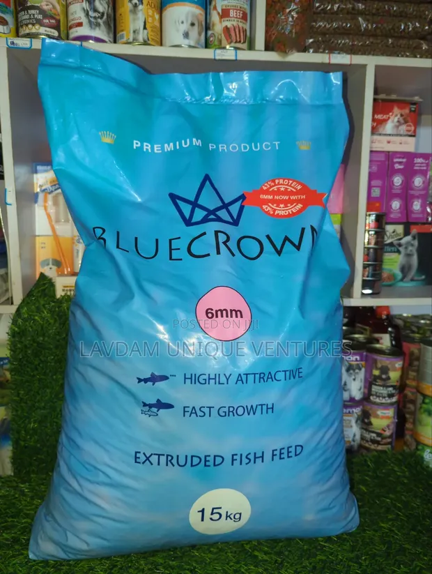 Blue Crown 6mm Fish Food - 15kg - 1