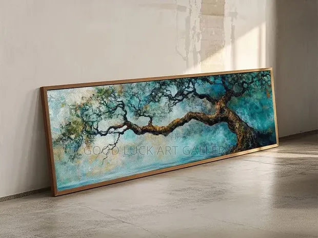 Tree Canvas Print - Abstract Oak Wall Art - 1
