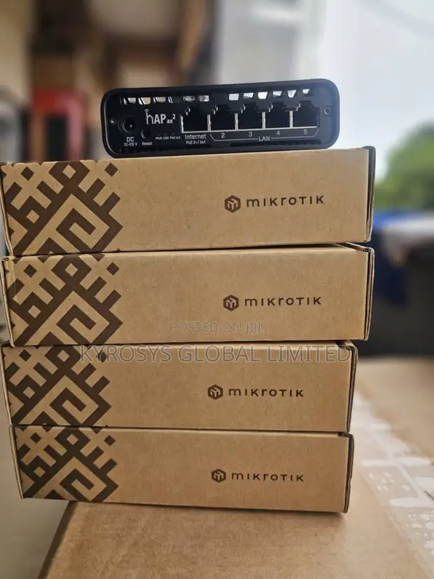 MikroTik hAP ax2 AX1800 Wi-Fi 6 Router - 1