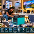 Meco Portable Solar Generator 2kWh / 1200W - 2