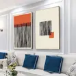 Abstract Oil Canvas Wall Art with Wooden Frames - 3