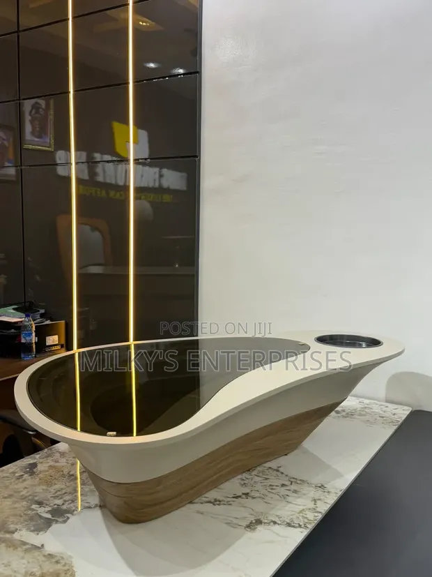 Modern Organic Teardrop Boat Coffee Table - 1