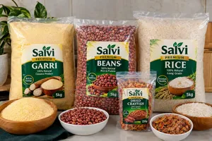 Babban Manja, Garri, Shinkafa, da Crayfish