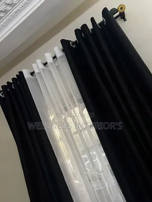VIP Plain Black Curtain