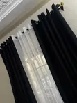 VIP Plain Black Curtain - 1