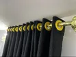 VIP Plain Black Curtain - 2