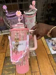 Flowery Stanley Cup with Accessories - 3