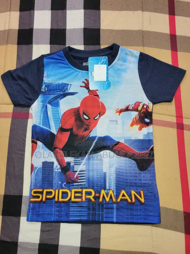 Boys Spider-Man 2-Piece Clothing Set - Navy Blue - 1