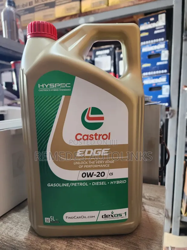 Castrol Edge 0W-20 5L Man Fada Ta Motar Mai Na Hybrid - 1