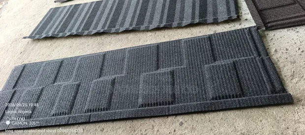 Stone Coated Roofing Sheet - Black - 1