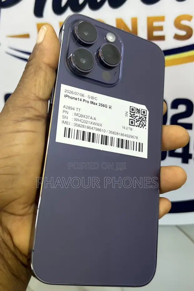 Apple iPhone 14 Pro Max 256GB Purple (UK Amfani) - 1