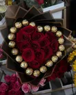 Rose Flower Bouquet with Chocolates - 2