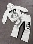 City Quality 2pcs Hoodie da Joggers Pant - 1