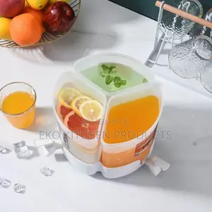 Rotating Drink Dispenser with 3 Taps