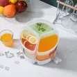 Rotating Drink Dispenser with 3 Taps - 1