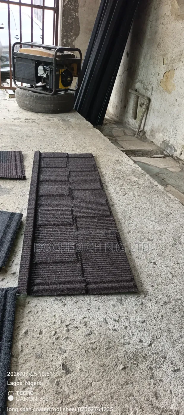Brown Shingle Stone Coated Roofing Sheet - 1