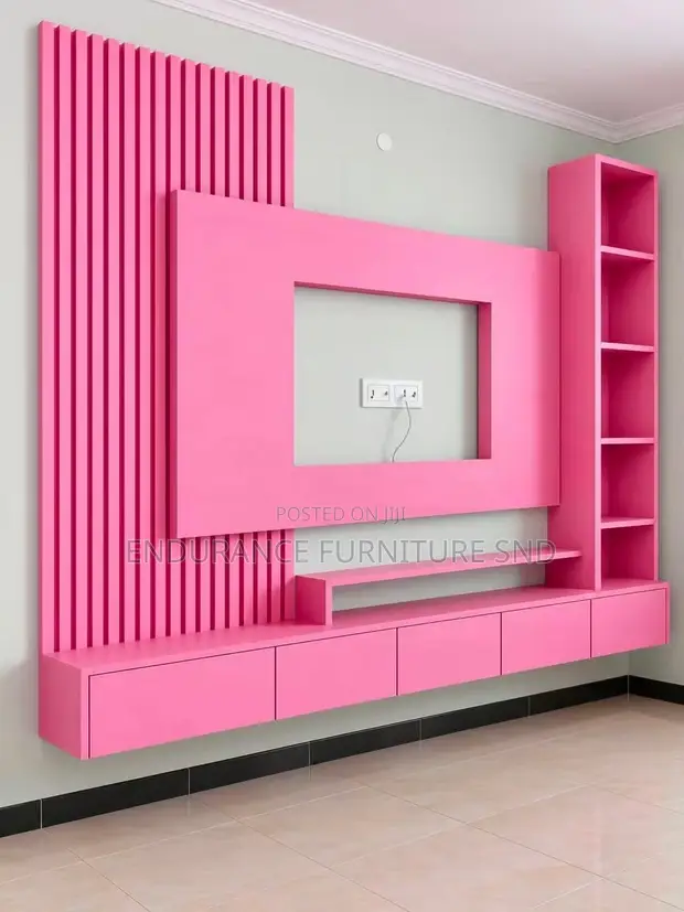Stylish HDF TV Stand - Brand New - 1