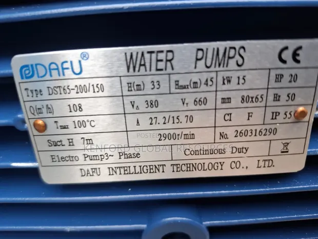 Master 20hp Surface Water Pump - 1