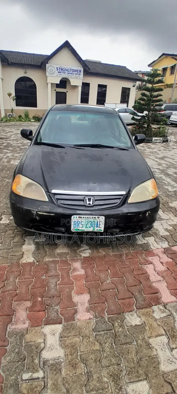 Honda Civic 2002 Black - 1