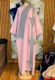 Bella Collection Bubu Gown - XL, Multi-Color Velvet Lace - 1
