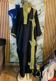 Bella Collection Bubu Gown - XL, Multi-Color Velvet Lace - 3