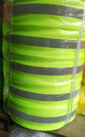 Lemon Yellow Reflective Safety Tape (Ash Stripe)
