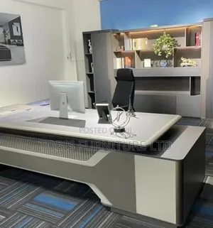 1.6m Executive Office Table - Grey da Silver