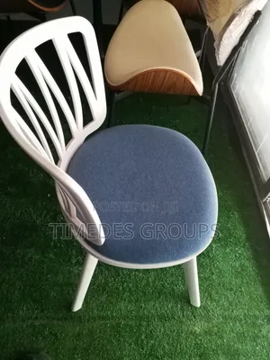 Restaurant Chair - White and Blue