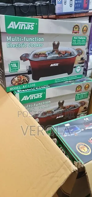 Avinas 10L Multi-Function Electric Cooker (2000W) na Asali