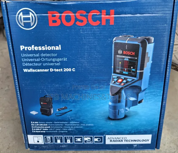 Bosch PRO D-tect 200 C Wall Detector - 1