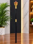 Men's Fashion Walking Stick - Black Crown Design - 1