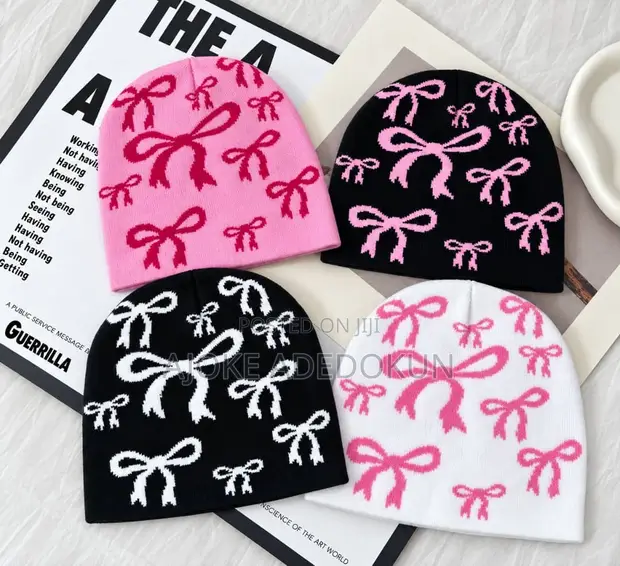 Trendy Y2K Unisex Beanie - Bow & Butter Designs - 1