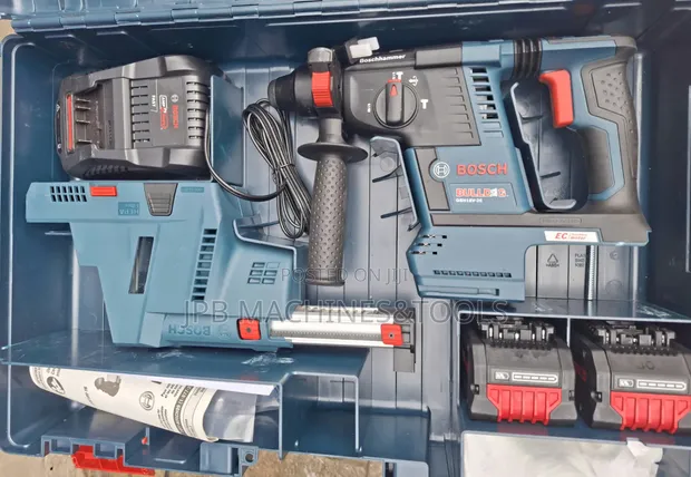 Bosch GBH 18V-26 Cordless Rotary Hammer da Tarin Turɓaya - 1