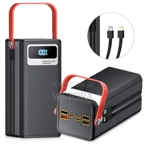 PGYOB Portable Charger Power Bank 45,000mAh with Built-in Cables