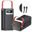 PGYOB Portable Charger Power Bank 45,000mAh with Built-in Cables - 1