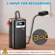 PGYOB Portable Charger Power Bank 45,000mAh with Built-in Cables - 2