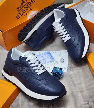 Hermes Canvas Shoes - Black